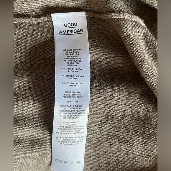 Good American Collared Henley Sweater 0/00 - Picture 11 of 11